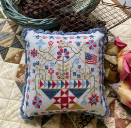Pansy Patch Quilts and Stitchery - "Betsy's Patriotic Basket - 4th of July"