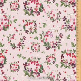 Tissus Acufactum - "Berry Wreaths"