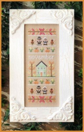 Country Cottage Needleworks - "November Sampler" (Sampler of the Month)