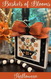 Anabella's Needle Art - "Basket of Blooms - Halloween"
