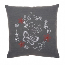 Vervaco - Papillons -  Coussin à broder (PN-0156071)