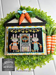 Stitching with the Housewives  - ADOOrables "Spring Bunnies"