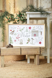 Livre - "Florales - Winter - partie IV" (Christiane Dahlbeck)