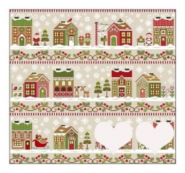 Country Cottage Needleworks - Santa`s Village nr. 8 - Candy Cane Cottage