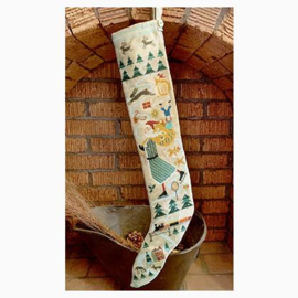 Kathy Barrick - "Skating Santa Stocking & Sampler"