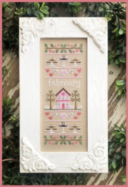 Country Cottage Needlework - February Sampler (Sampler of the month)