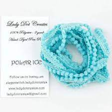 Lady Dot Creates - Pom Poms - kleur "Polar Ice