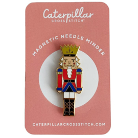 Caterpillar Cross Stitch - Magnetic Needle Minder - "Nutcracker"