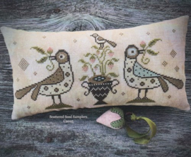 Scattered Seed Sampler - "Nesting together - Pinkeep"