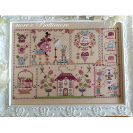 Cuore & Batticuore - Stitching in quilt