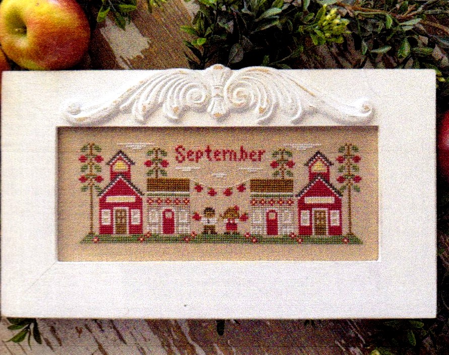 Country Cottage Needleworks  - "Monthly Mini Village - September Mini Village"