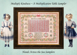 Hands Across the Sea Samplers - "Multiplication Table Sampler"