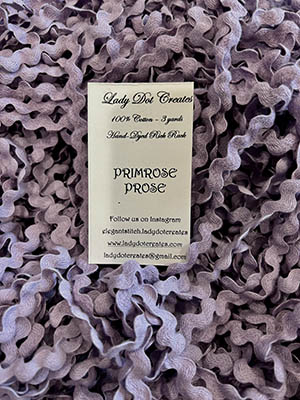 Lady Dot Creates - Rick Rack - kleur "Primrose Prose"
