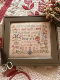 Pansy Patch Quilts and Stitchery - "A Stitcher's Rules"