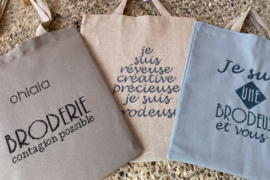 Au fil de l'Yères  - Collection Tote-Bag - Ohlala ... - Et vous ? - Je suis brodeuse - Trop géniale