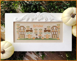 Country Cottage Needleworks  - "Monthly Mini Village - October Mini Village"