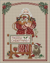 Sue Hillis Designs - "Stitching Santa"