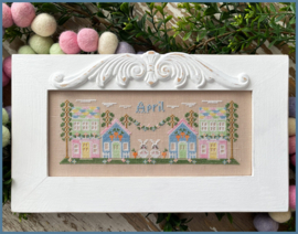 Country Cottage Needleworks  - "Monthly Mini Village - April Mini Village"