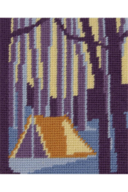 DMC - "Tent in het bos" (C131K) - Needlepoint - Tapisserie