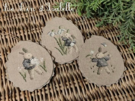 Le Lin d'Isabelle - Oeufs "Lapins de Pâques"