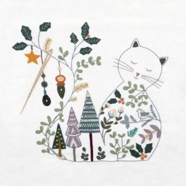 Un chat dans l'aiguile - "Le chat en hiver (C-04498)