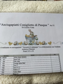 Serenita di Campagna - "Asciugapiatti Coniglietto di Pasqua"