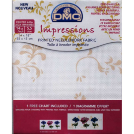 DMC - Precut Aïda - Impressions - "Arabesque" (aïda 5.5 of 14 count)