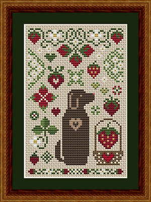 Happiness is HeartMade - "Strawberry Dog"