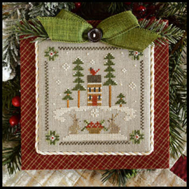 Little House Needleworks - Log Cabin Christmas- "Log Cabin Bunnies" (nr. 2