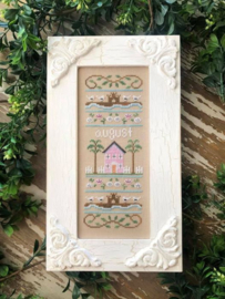 Country Cottage Needleworks - "August Sampler" (Sampler of the Month)