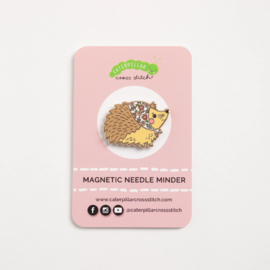 Caterpillar Cross Stitch - Magnetic Needle Minder - "Egel"