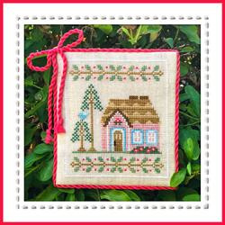 Country Cottage Needleworks - Pink Forest Cottage  (Welcome to the Forest  nr. 5)