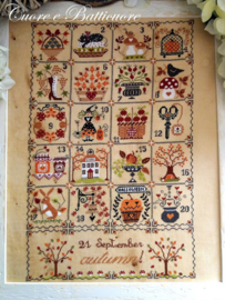 Cuore & Batticuore - Shabby Autumn Calendar