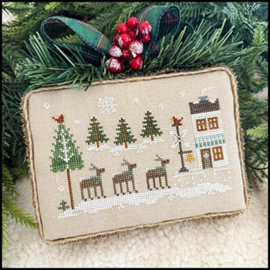 Little House Needleworks- "Winterville Reindeer Crossing"
