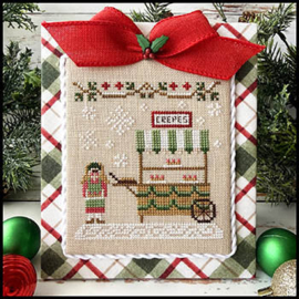 Country Cottage Needleworks  - "Christmas Market - Crepe Cart -  nr. 6"