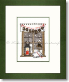 Liebevolle Kreuzstichentwürfe -  M-387-16 - Winterfenster