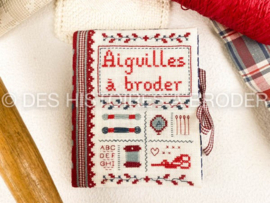 Des Histoire à broder - "Aiguilles à broder - Aiguilles à coudre" (semi-kit)