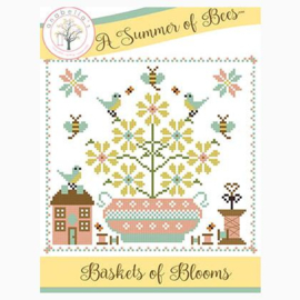 Anabella's Needle Art - "A Summer of Bees - Baskets of Blooms"