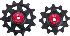 BBB Derailleurwieltjes Ceramic 12T - 14T Set BDP-17 - Zwart