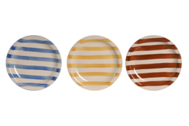 Bord Crockery 26 cm 3 kleuren (per 2)