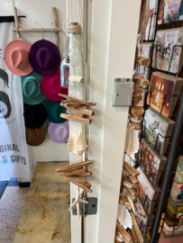 Hanger fles driftwood en zeester