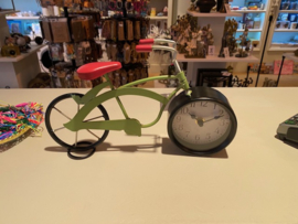 Klok "Vintage Bike" l.groen