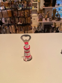 Flessenopener vuurtoren rood