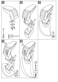 Armsteun Opel Agila 2008-2014