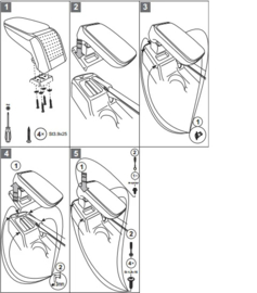 Armsteun VW Caddy 2004-2020