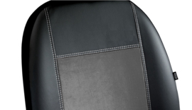 Maatwerk Hyundai Exclusive/Alcantara - Complete stoelhoesset - KUNSTLEER