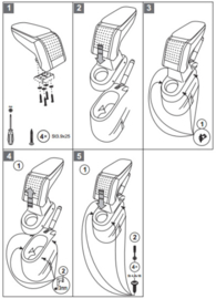 Armsteun Peugeot 207 2006 - 2014 (hatchback/SW/CC)