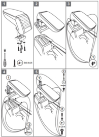 Armsteun VW Touran 2003 -2015