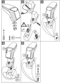 Armsteun Dacia Logan (12V kabel) 2017-2020