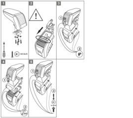 Armsteun Opel Mokka X 2012-2020